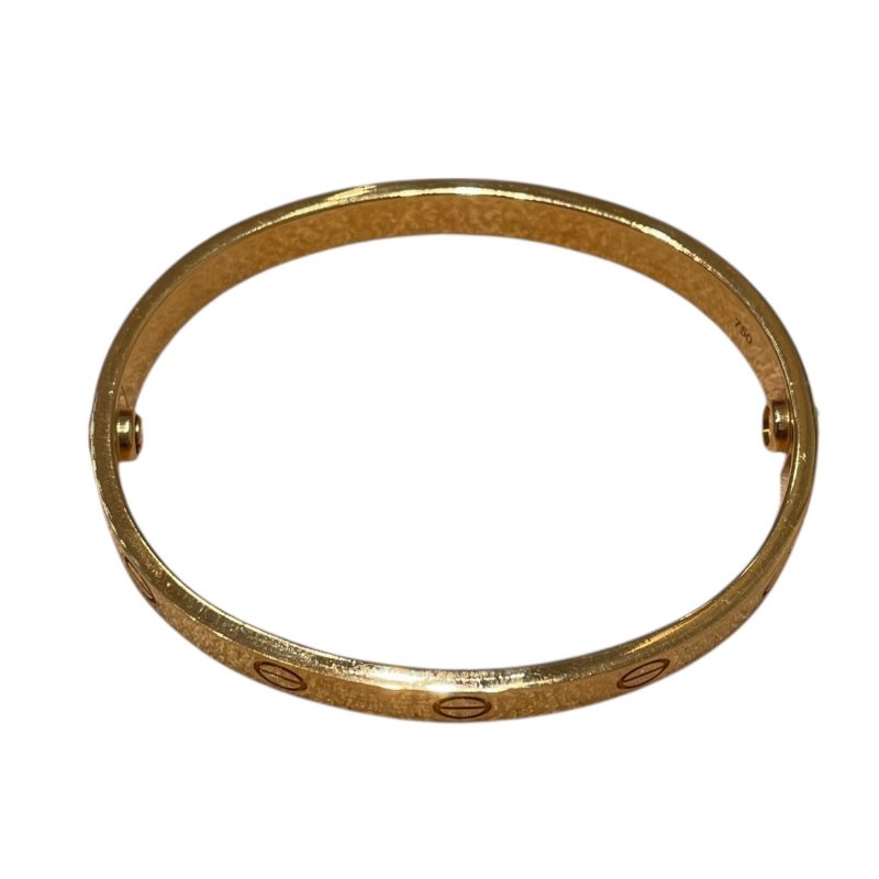 CARTIER 卡地亞 LOVE手鐲 K18PG 16碼-5