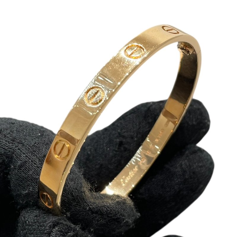 CARTIER 卡地亞 LOVE手鐲 K18PG 16碼-8