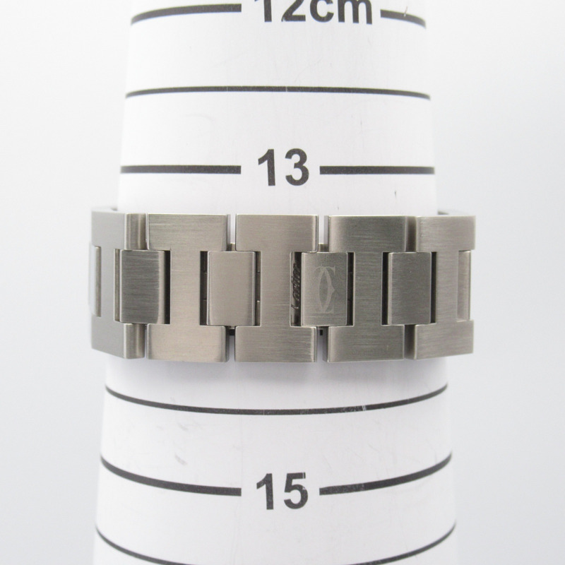 白色錶盤 不鏽鋼 Pasha C Big Date 腕錶【Cartier 卡地亞】 W31055M7-7