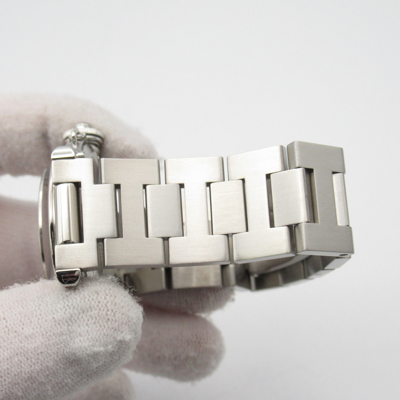 白色錶盤 不鏽鋼 Pasha C Big Date 腕錶【Cartier 卡地亞】 W31055M7-8