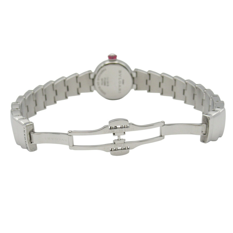 黒色錶盤 不鏽鋼 Lvcea 腕錶【BVLGARI 寶格麗】 LU23S-4