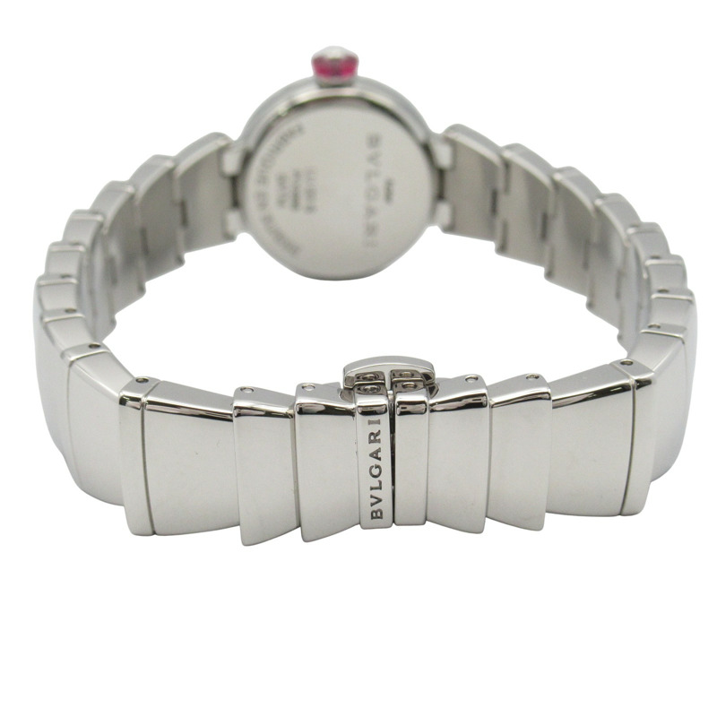 黒色錶盤 不鏽鋼 Lvcea 腕錶【BVLGARI 寶格麗】 LU23S-5