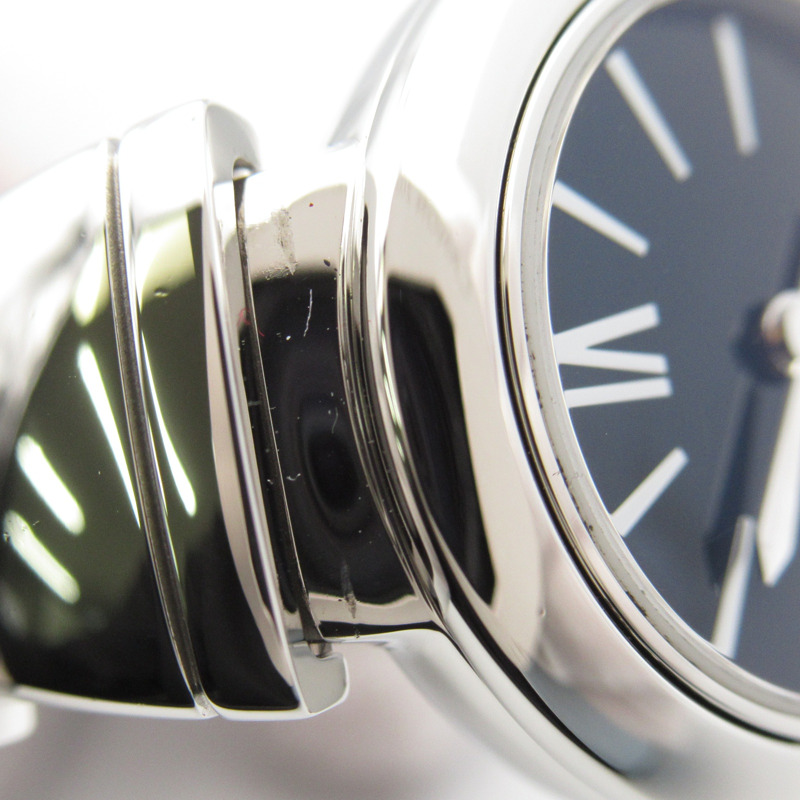 黒色錶盤 不鏽鋼 Lvcea 腕錶【BVLGARI 寶格麗】 LU23S-14