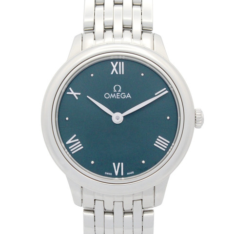 綠色錶盤 不鏽鋼 Prestige De Ville 腕錶【OMEGA 歐米茄 】 434.10.28.60.10.001