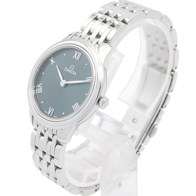 綠色錶盤 不鏽鋼 Prestige De Ville 腕錶【OMEGA 歐米茄 】 434.10.28.60.10.001-1