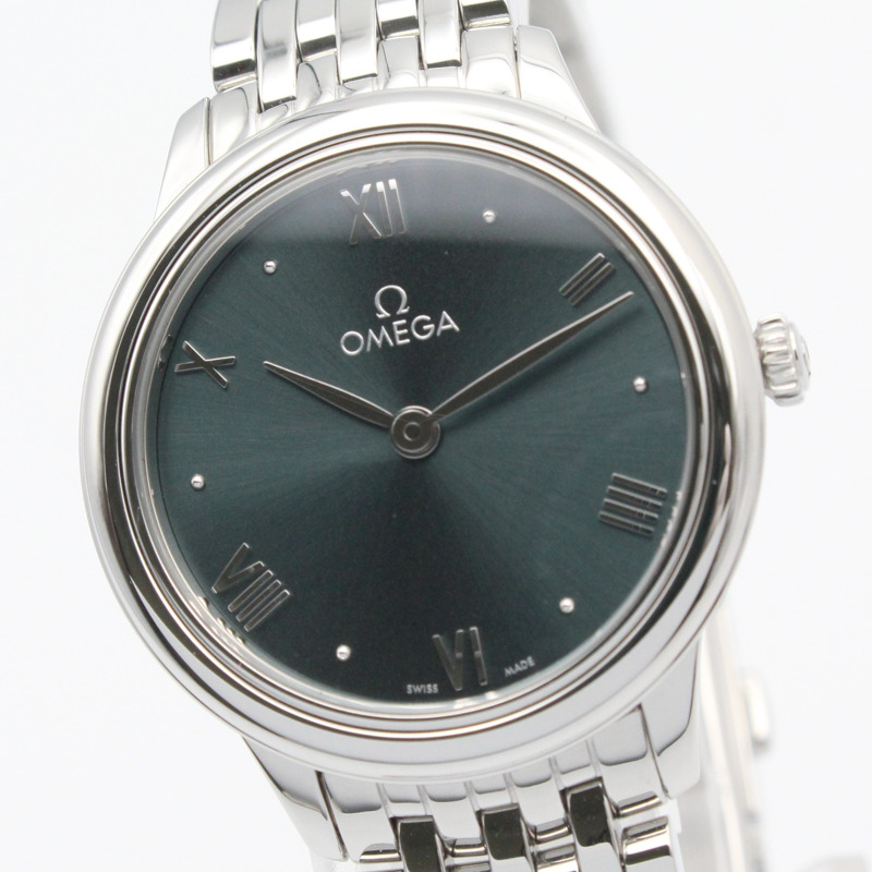 綠色錶盤 不鏽鋼 Prestige De Ville 腕錶【OMEGA 歐米茄 】 434.10.28.60.10.001-2