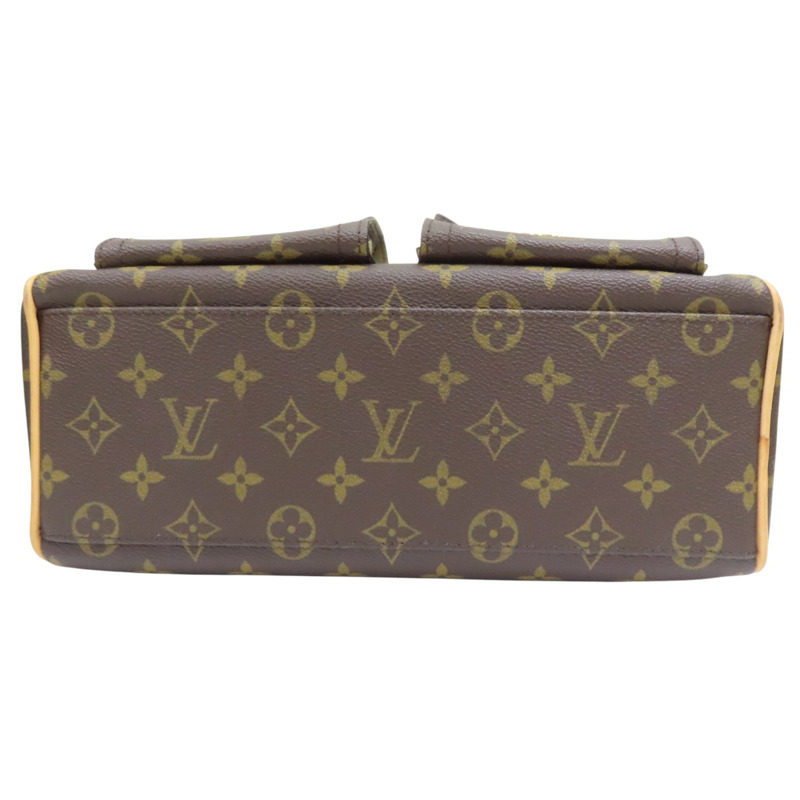 原花 帆布 Manhattan PM 手提包【LOUIS VUITTON LV 路易威登】 M40026-3