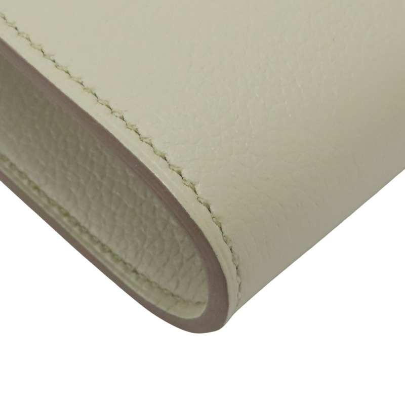 奶油白 Evercolor牛皮 Kelly To Go Wallet 肩背包 W刻 金扣【HERMES 愛馬仕】-11