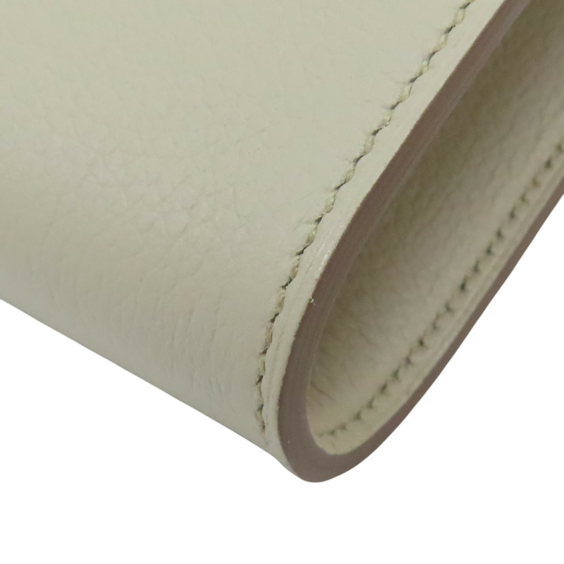 奶油白 Evercolor牛皮 Kelly To Go Wallet 肩背包 W刻 金扣【HERMES 愛馬仕】-12