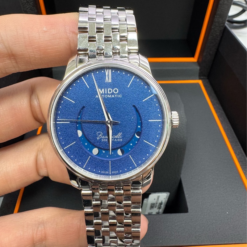 mido 男錶月相 瑞士錶 機械錶 全球保固-0