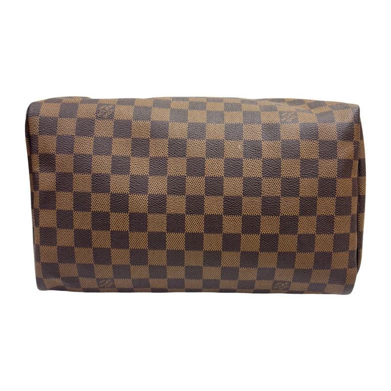 棕色 棋盤格 帆布 Speedy 30 波士頓包 手提包【LOUIS VUITTON LV 路易威登】 N41364-3
