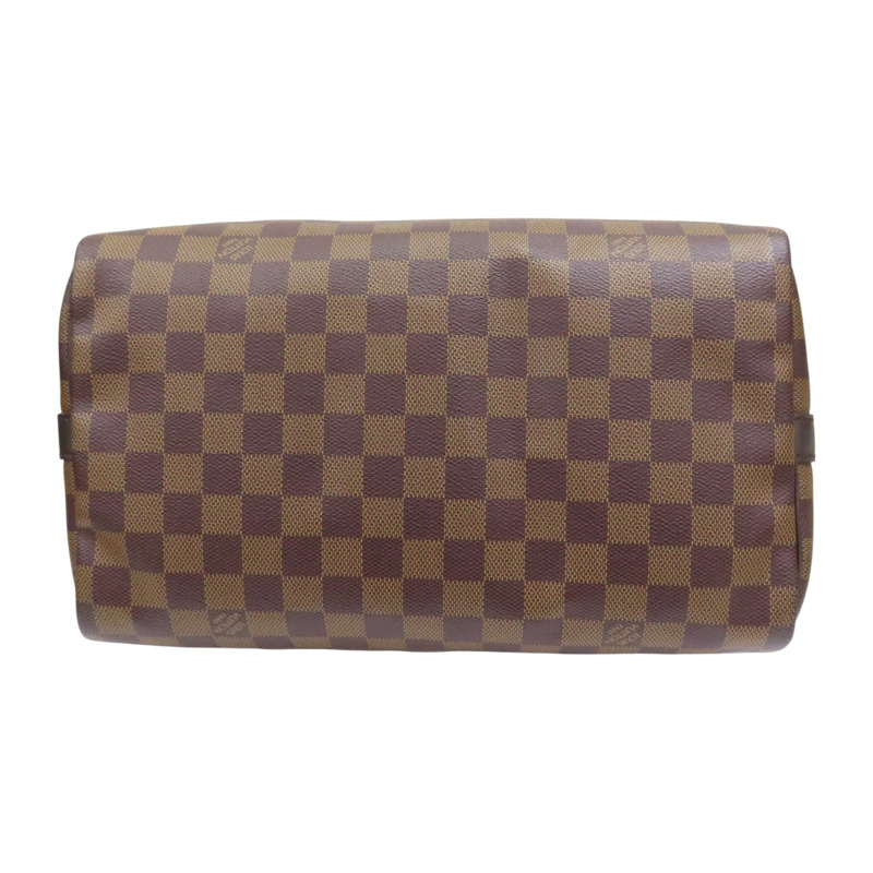 棕色 棋盤格帆布 Speedy Bandouliere 30 兩用包【LOUIS VUITTON LV 路易威登】 N41367-3