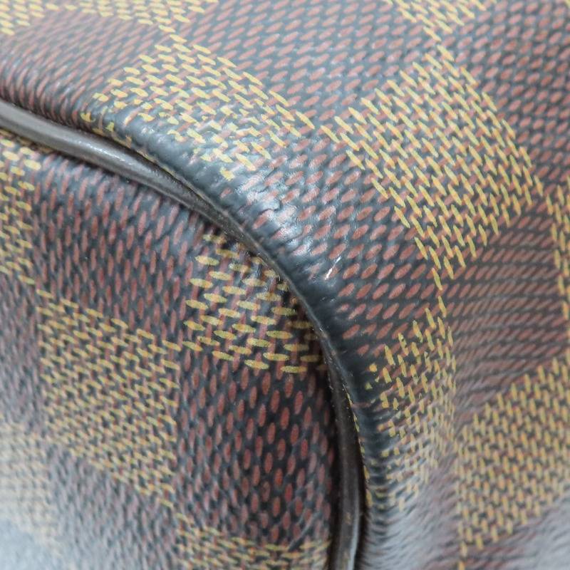 棕色 棋盤格帆布 Speedy Bandouliere 30 兩用包【LOUIS VUITTON LV 路易威登】 N41367-14