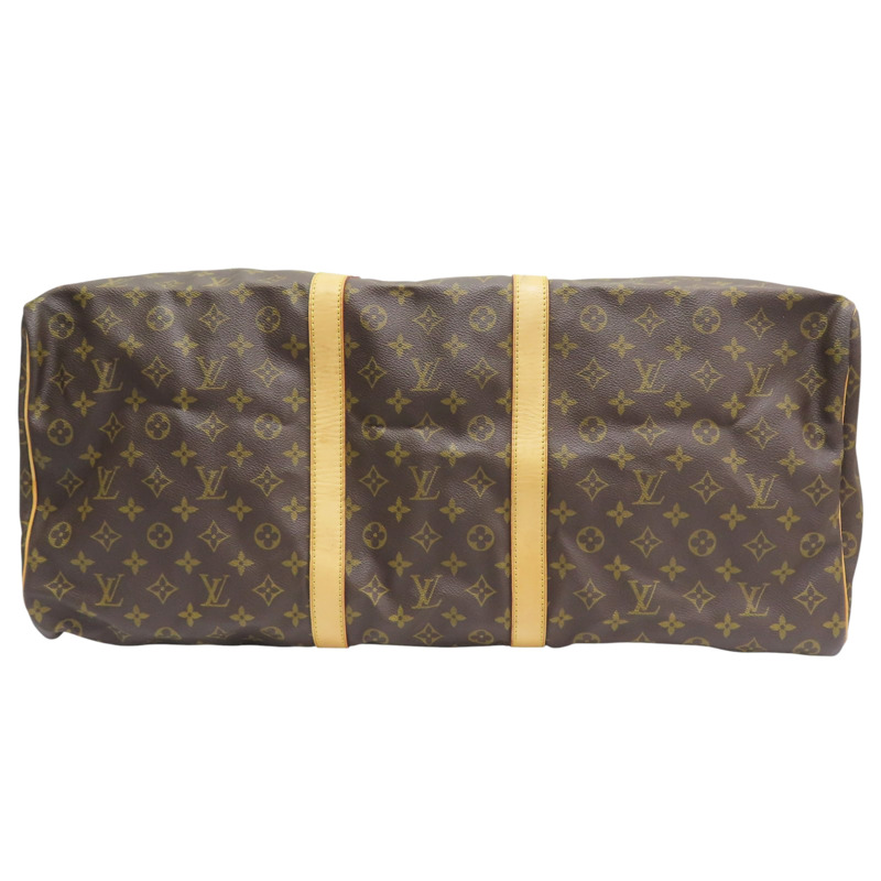 棕色 原花 帆布 Keepall 60 旅行包【LOUIS VUITTON LV 路易威登】 M41412-3