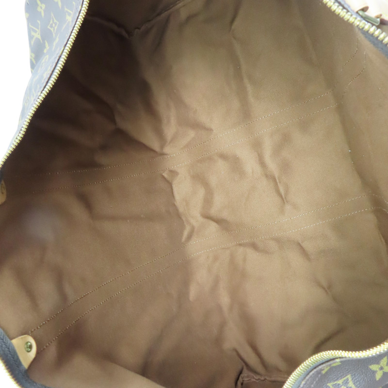 棕色 原花 帆布 Keepall 60 旅行包【LOUIS VUITTON LV 路易威登】 M41412-4