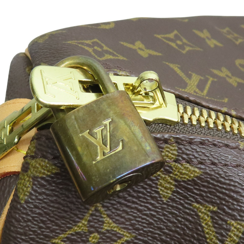 棕色 原花 帆布 Keepall 60 旅行包【LOUIS VUITTON LV 路易威登】 M41412-15