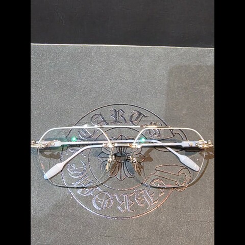 Chrome Hearts 克羅心 FLUID 純銀雕花鏡腳無框眼鏡｜精品光學鏡框｜克羅心眼鏡｜杰瑪眼鏡