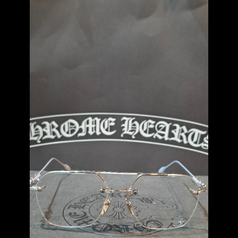 Chrome Hearts 克羅心 FLUID 純銀雕花鏡腳無框眼鏡｜精品光學鏡框｜克羅心眼鏡｜杰瑪眼鏡-6