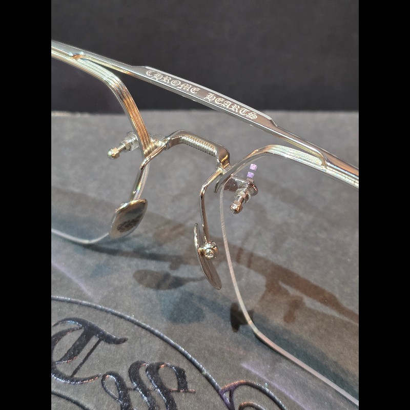 Chrome Hearts 克羅心 FLUID 純銀雕花鏡腳無框眼鏡｜精品光學鏡框｜克羅心眼鏡｜杰瑪眼鏡-12