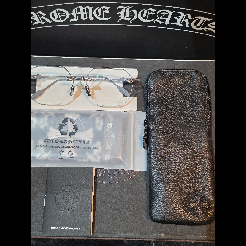 Chrome Hearts 克羅心 FLUID 純銀雕花鏡腳無框眼鏡｜精品光學鏡框｜克羅心眼鏡｜杰瑪眼鏡-14