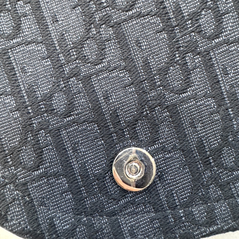 極新迪奧馬鞍包DIOR SADDLE 黑色 Oblique 緹花腰包1ADPO095-12