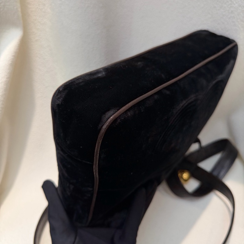 CHANEL 中古絲絨金球單肩包 XB574-5