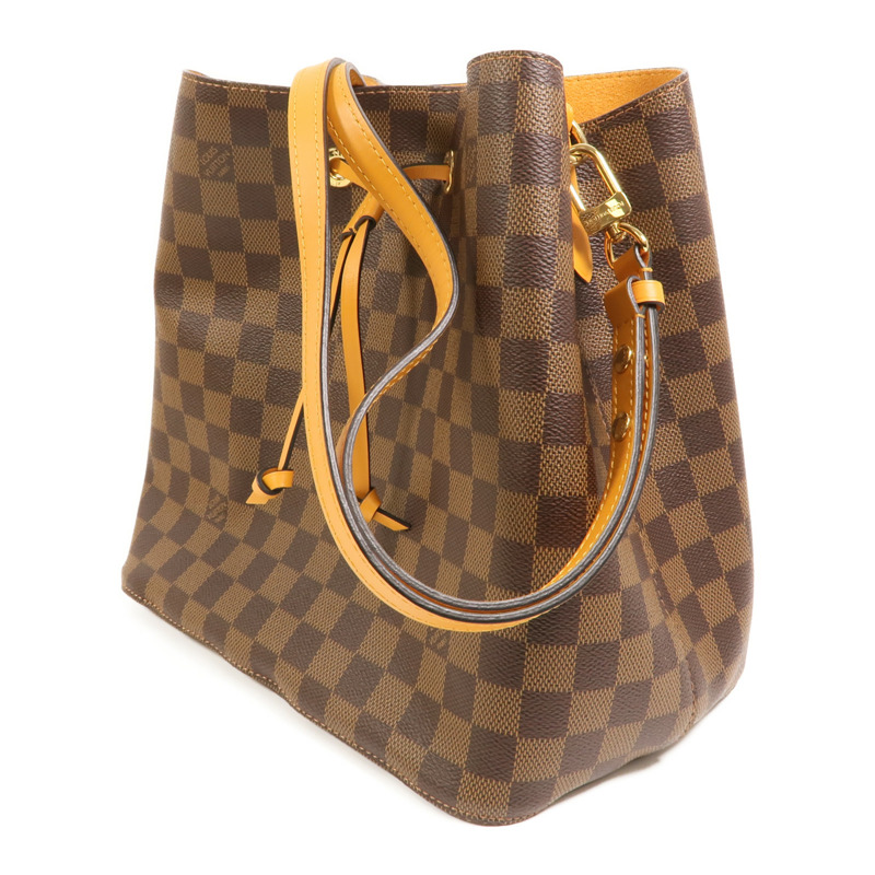 LOUIS VUITTON Damier NeoNoe MM金扣肩背袋-2