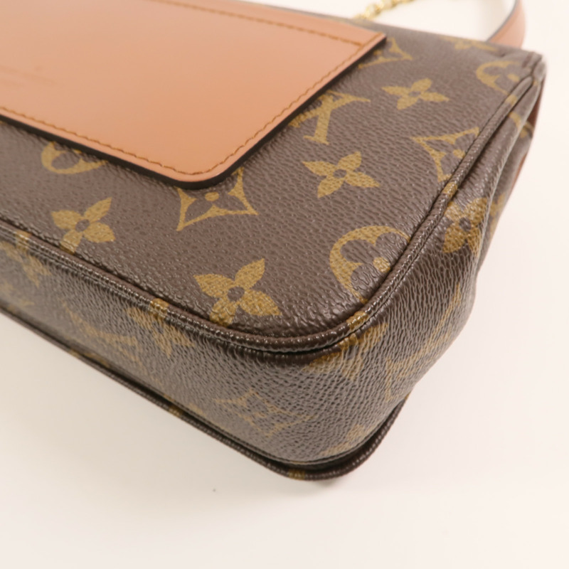 LOUIS VUITTON Monogram Marceau金扣鏈帶肩背袋-9