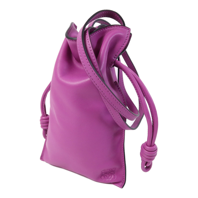 LOEWE 羊皮皮革Flamenco Pocket Bag肩背袋-2