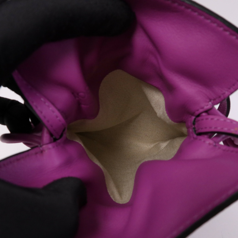 LOEWE 羊皮皮革Flamenco Pocket Bag肩背袋-4