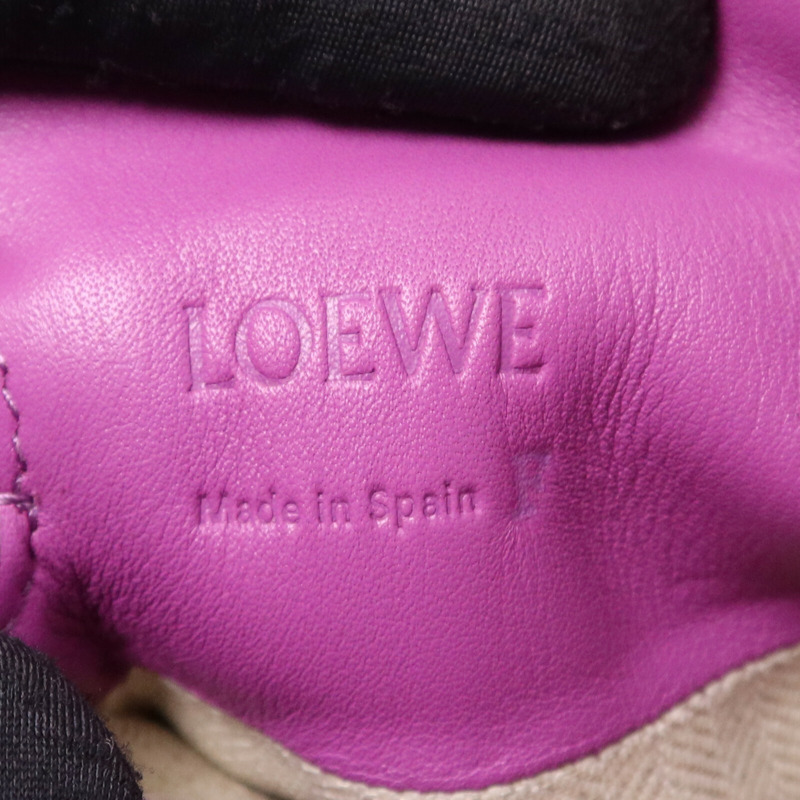 LOEWE 羊皮皮革Flamenco Pocket Bag肩背袋-5