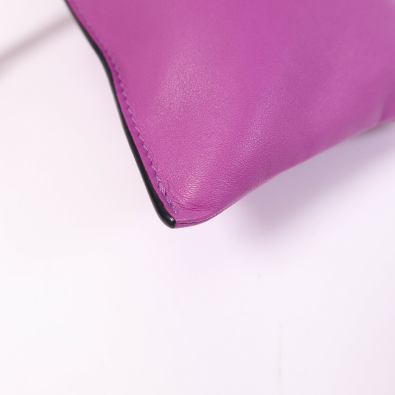 LOEWE 羊皮皮革Flamenco Pocket Bag肩背袋-10