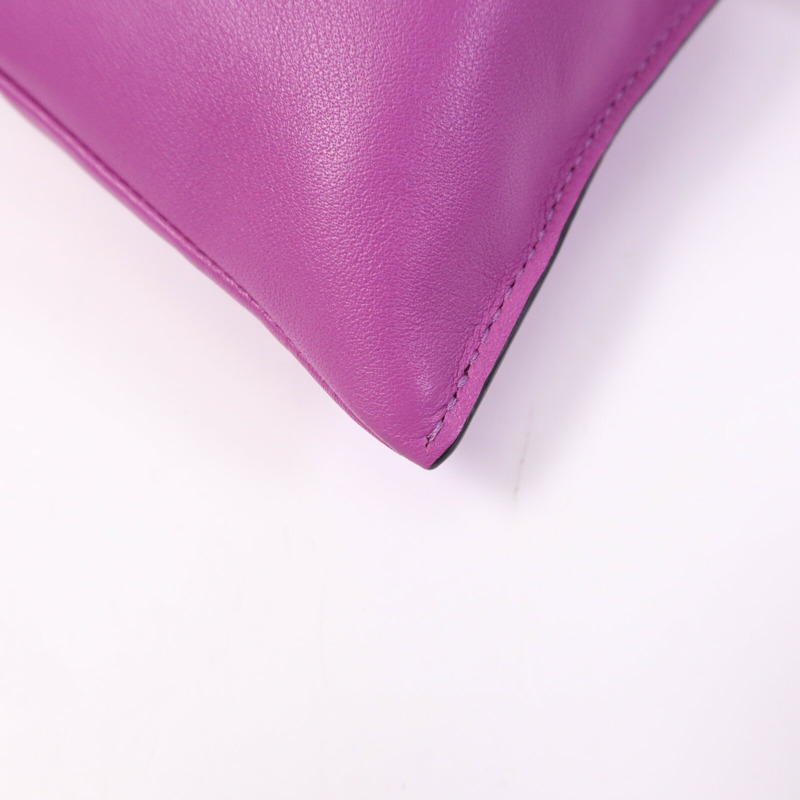 LOEWE 羊皮皮革Flamenco Pocket Bag肩背袋-11