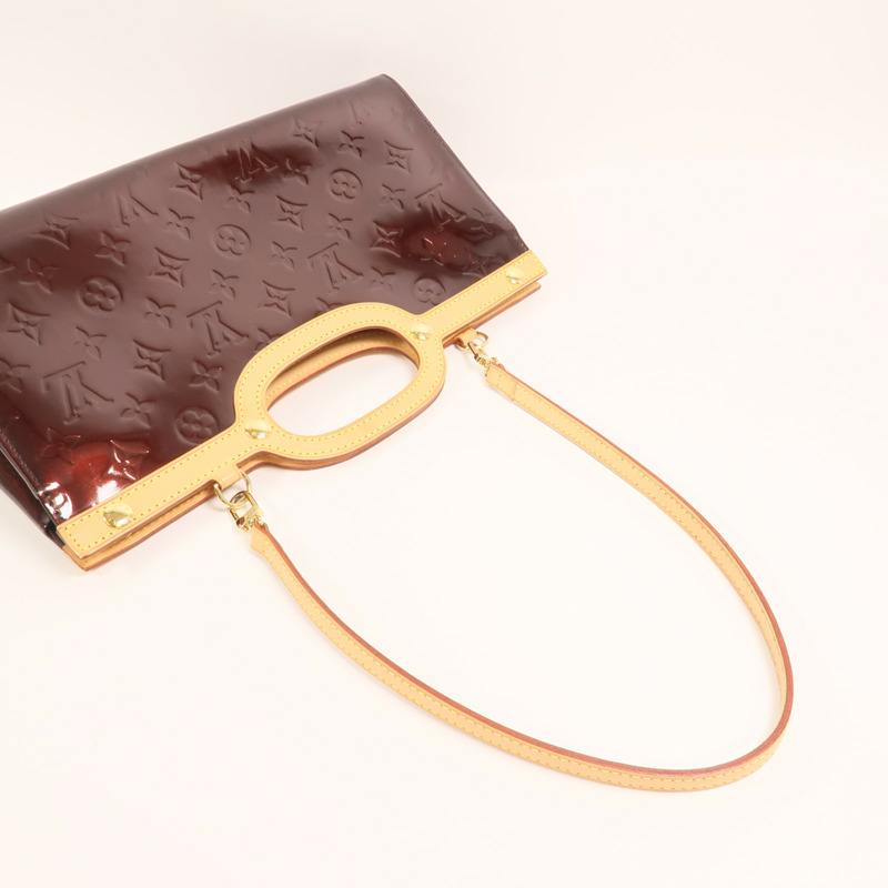 LOUIS VUITTON Monogram Vernis Roxbury Drive金扣手挽肩背兩用袋-7
