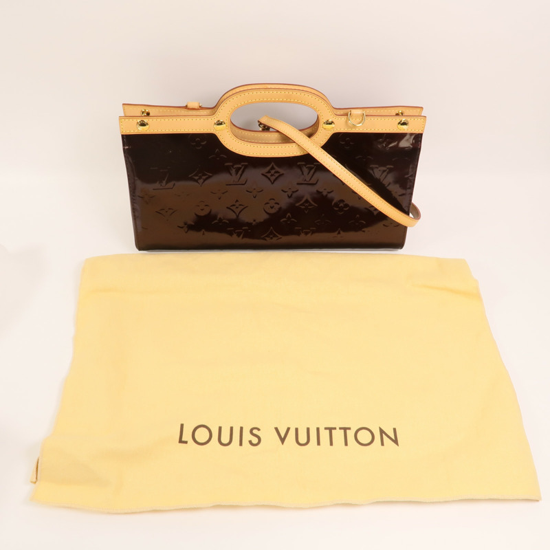LOUIS VUITTON Monogram Vernis Roxbury Drive金扣手挽肩背兩用袋-8