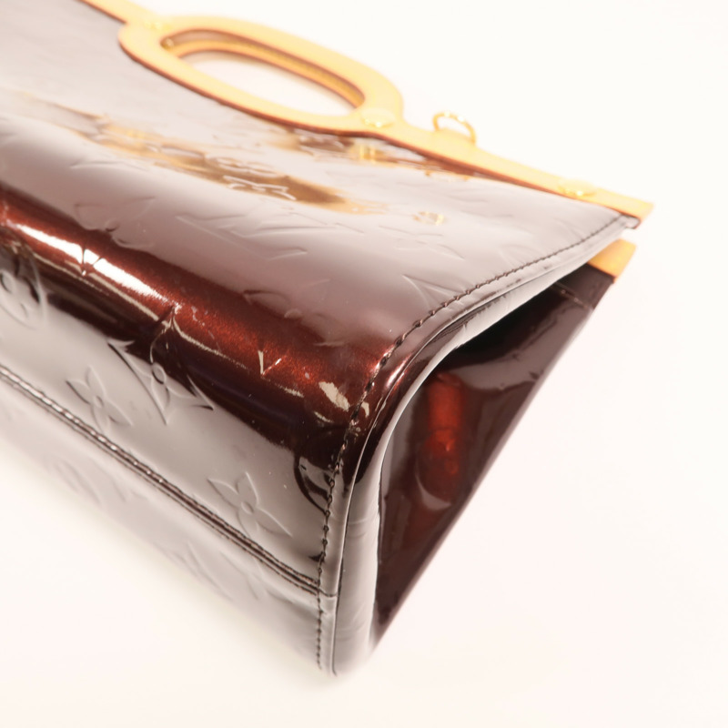 LOUIS VUITTON Monogram Vernis Roxbury Drive金扣手挽肩背兩用袋-11
