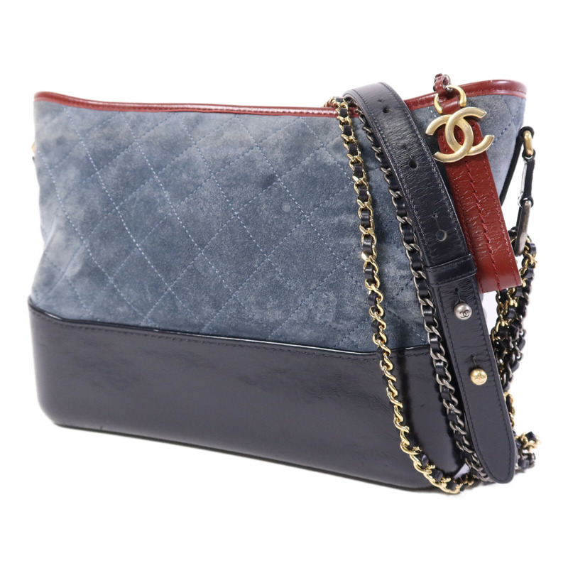 CHANEL 皮革/麂皮皮革Gabrielle Large肩背袋-2