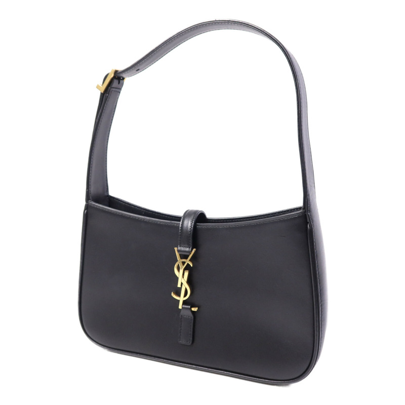 YVES SAINT LAURENT 牛皮皮革LE5A7金扣手挽袋-2