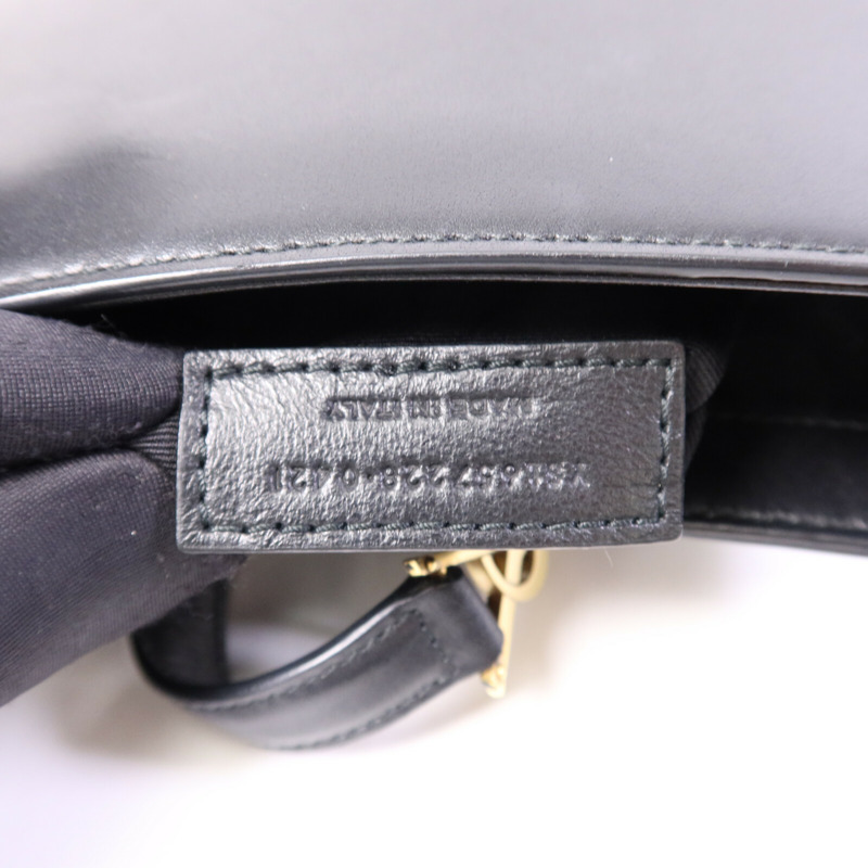 YVES SAINT LAURENT 牛皮皮革LE5A7金扣手挽袋-7