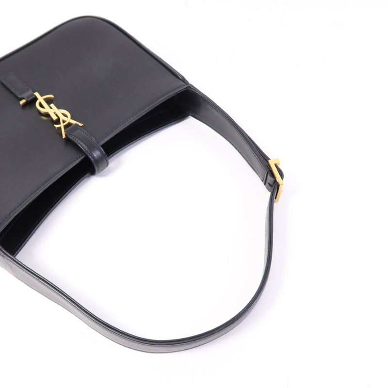 YVES SAINT LAURENT 牛皮皮革LE5A7金扣手挽袋-8