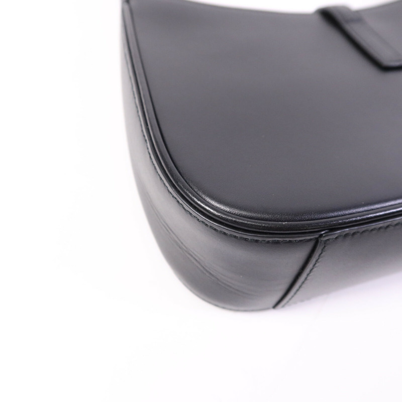 YVES SAINT LAURENT 牛皮皮革LE5A7金扣手挽袋-13