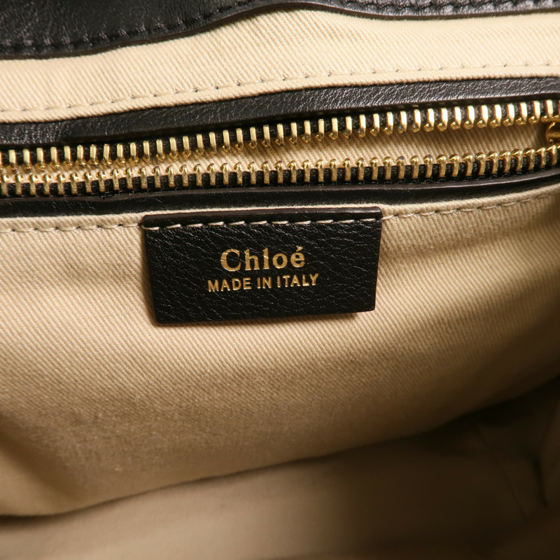 Chloe 麂皮/牛皮皮革Faye Backpack背包-5