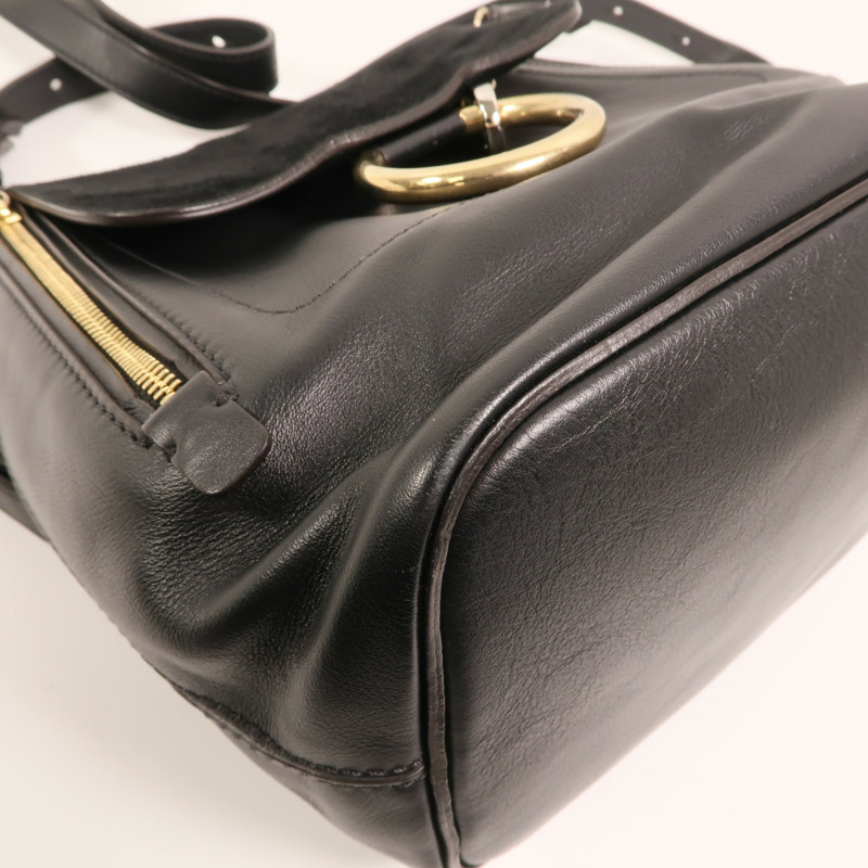 Chloe 麂皮/牛皮皮革Faye Backpack背包-9