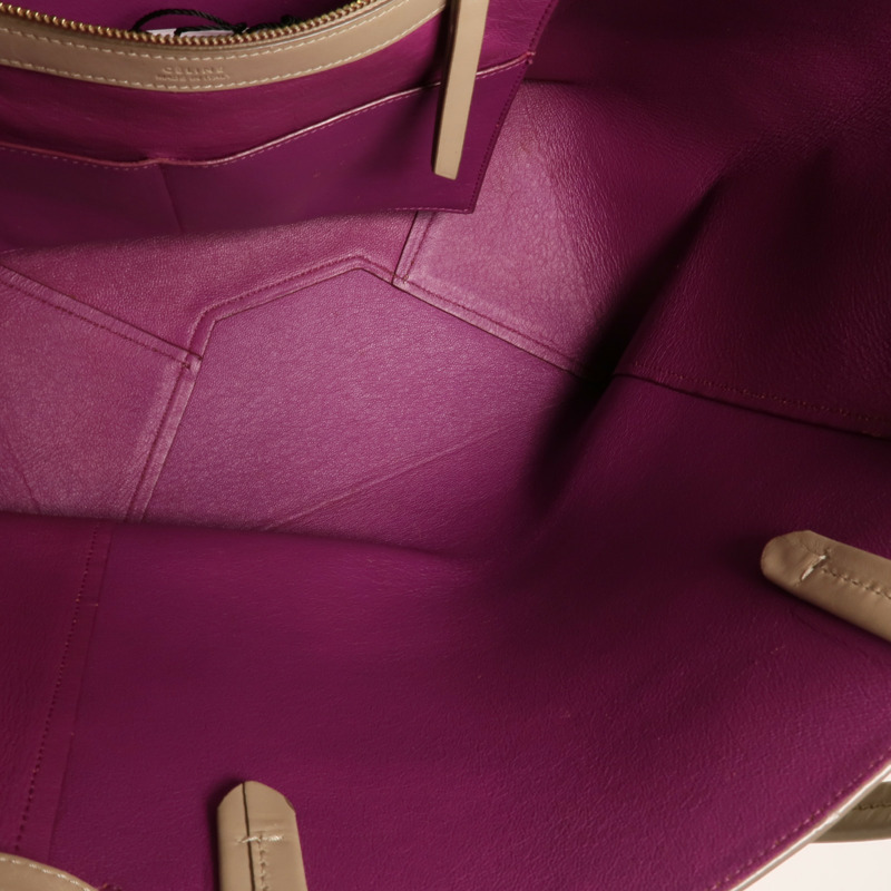 CELINE 牛皮皮革Tote Bag手挽袋-4