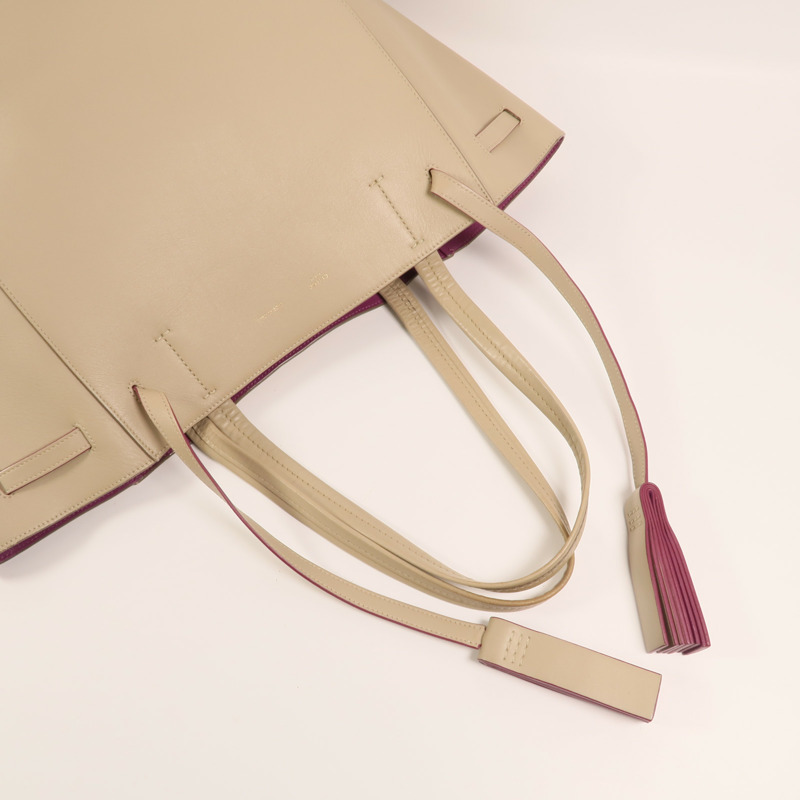CELINE 牛皮皮革Tote Bag手挽袋-7