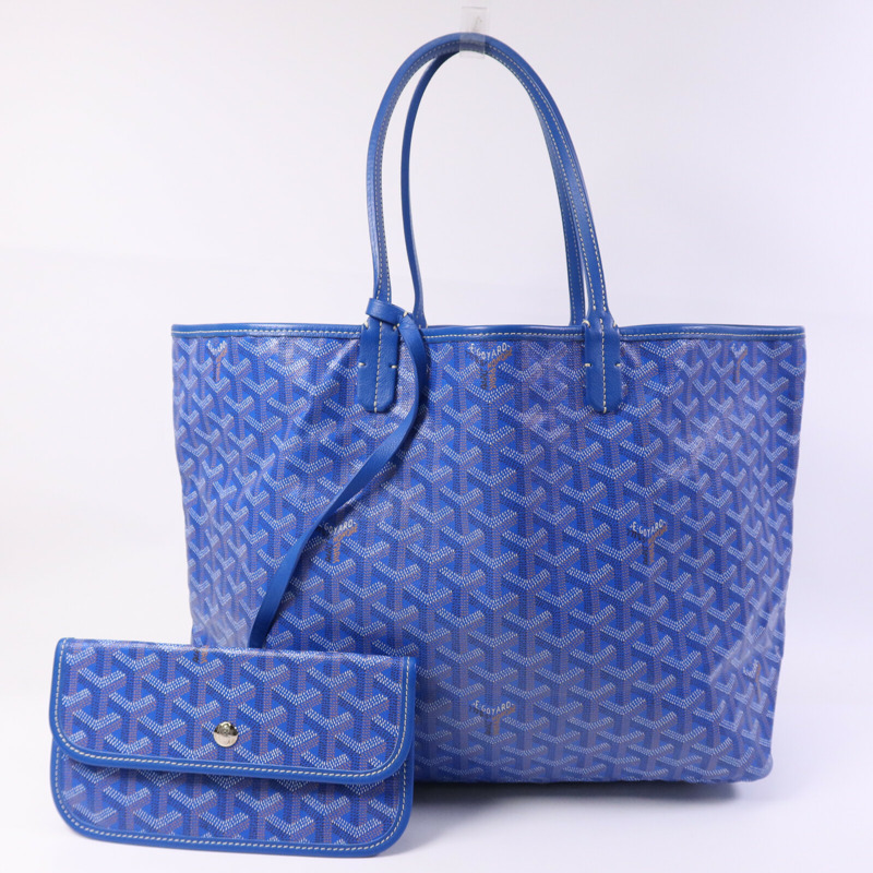 GOYARD 塗層帆布Saint Louis PM銀扣手挽袋-8