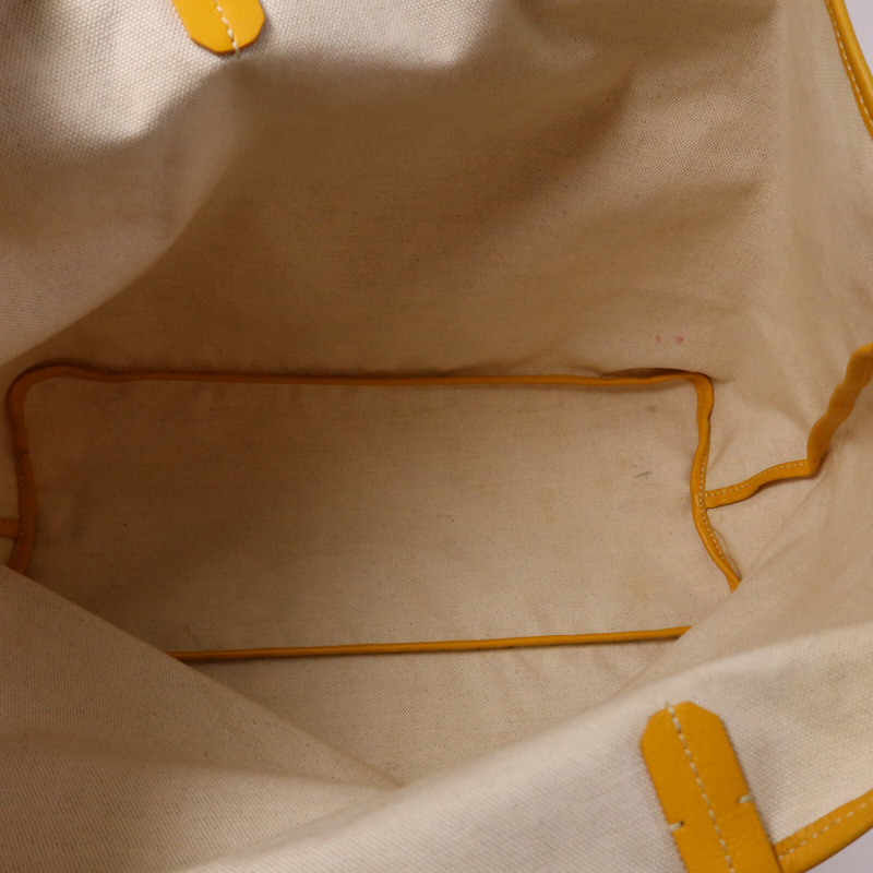 GOYARD 塗層帆布Saint Louis PM銀扣手挽袋-4