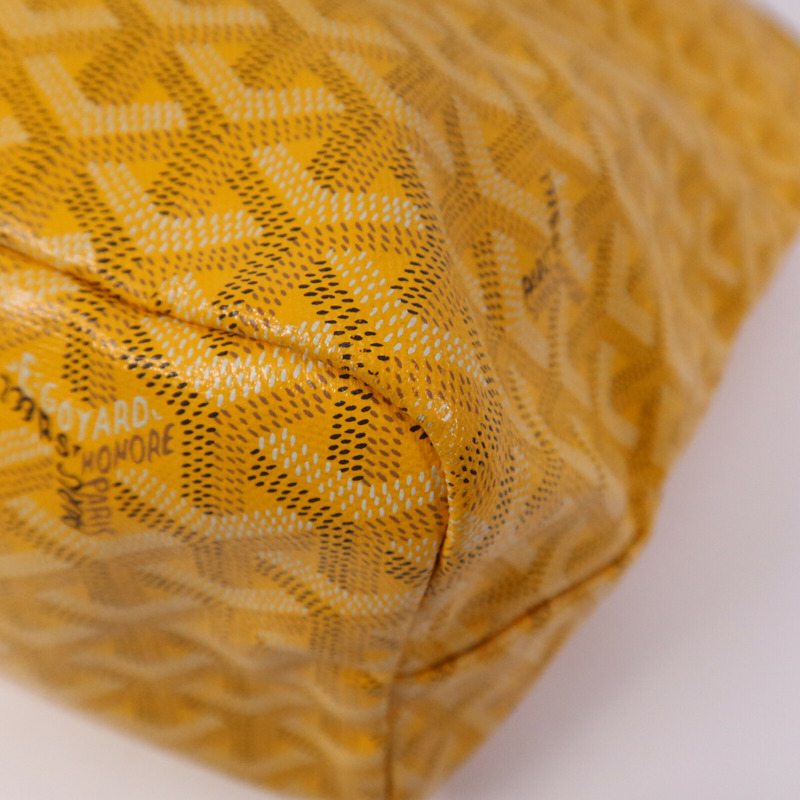 GOYARD 塗層帆布Saint Louis PM銀扣手挽袋-10