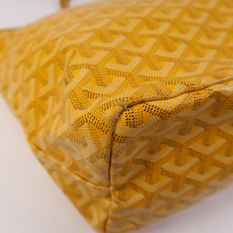 GOYARD 塗層帆布Saint Louis PM銀扣手挽袋-11