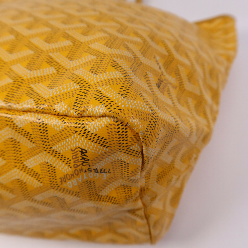 GOYARD 塗層帆布Saint Louis PM銀扣手挽袋-12